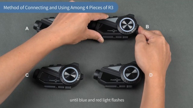 Amazon.com: FreedConn R3 Motorcycle Helmet Bluetooth Headset Clip