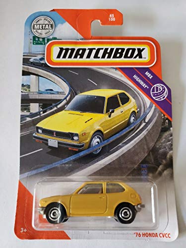 Matchbox 2020 MBX Highway 45/100 - '76 CVCC (gelb)