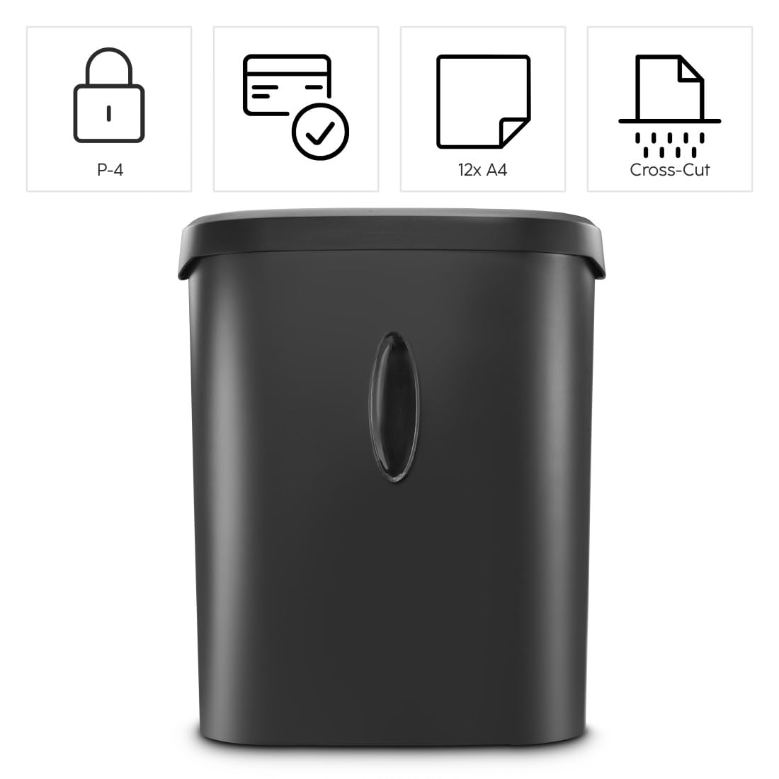 Hama Distruggidocumenti trituratore con livello di sicurezza P4 T4 E3