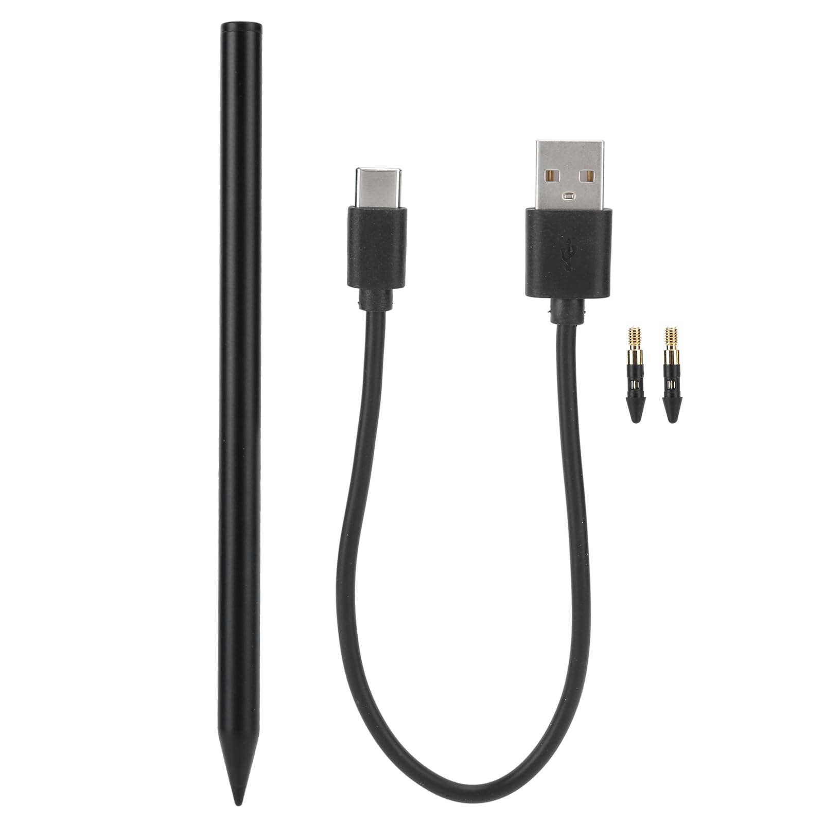 Lápiz Capacitivo Lápiz óptico Lápices de Pantalla Táctil Eficientes para iOS Escritura Suave óptico Universal para iOS 12.2 2018 o Superior, Carcasa de Aluminio (Negra)