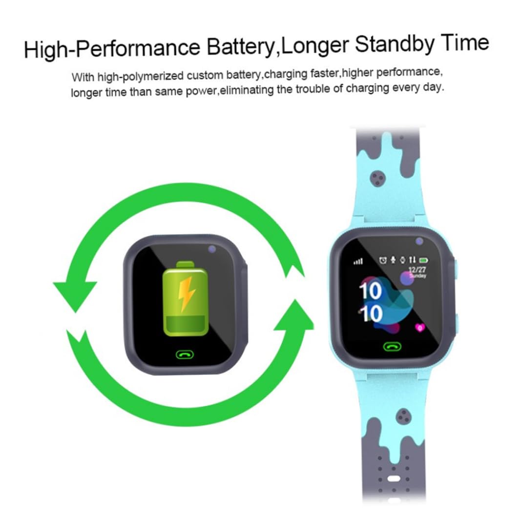 Kids Smart Watch Smarproofr Game Game Smartwatch Location Tracker Avec Appareil Photo Sock Sos Pour Guits Gilles TéLéPhone Smartwatch Pour GarçOns