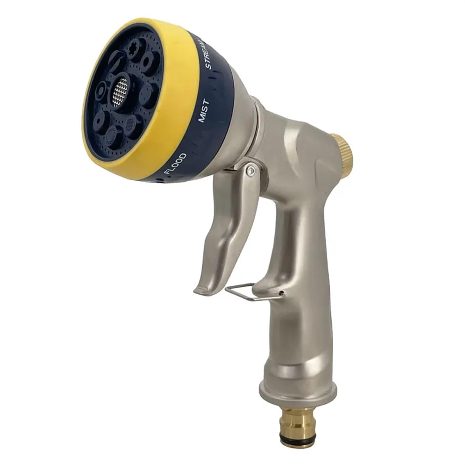 1Pcs Adjustable Garden Water Gun, Sprinkler Hose Nozzle, High PressureWasher, Car Wash Cleaning Tool, Lawn Watering Sprinkler