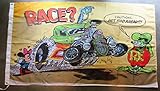  hotrodspirit - Drapeau Rat Fink et Hot Rod Race Ed Roth Rat Rod Kustom Kulture Rare