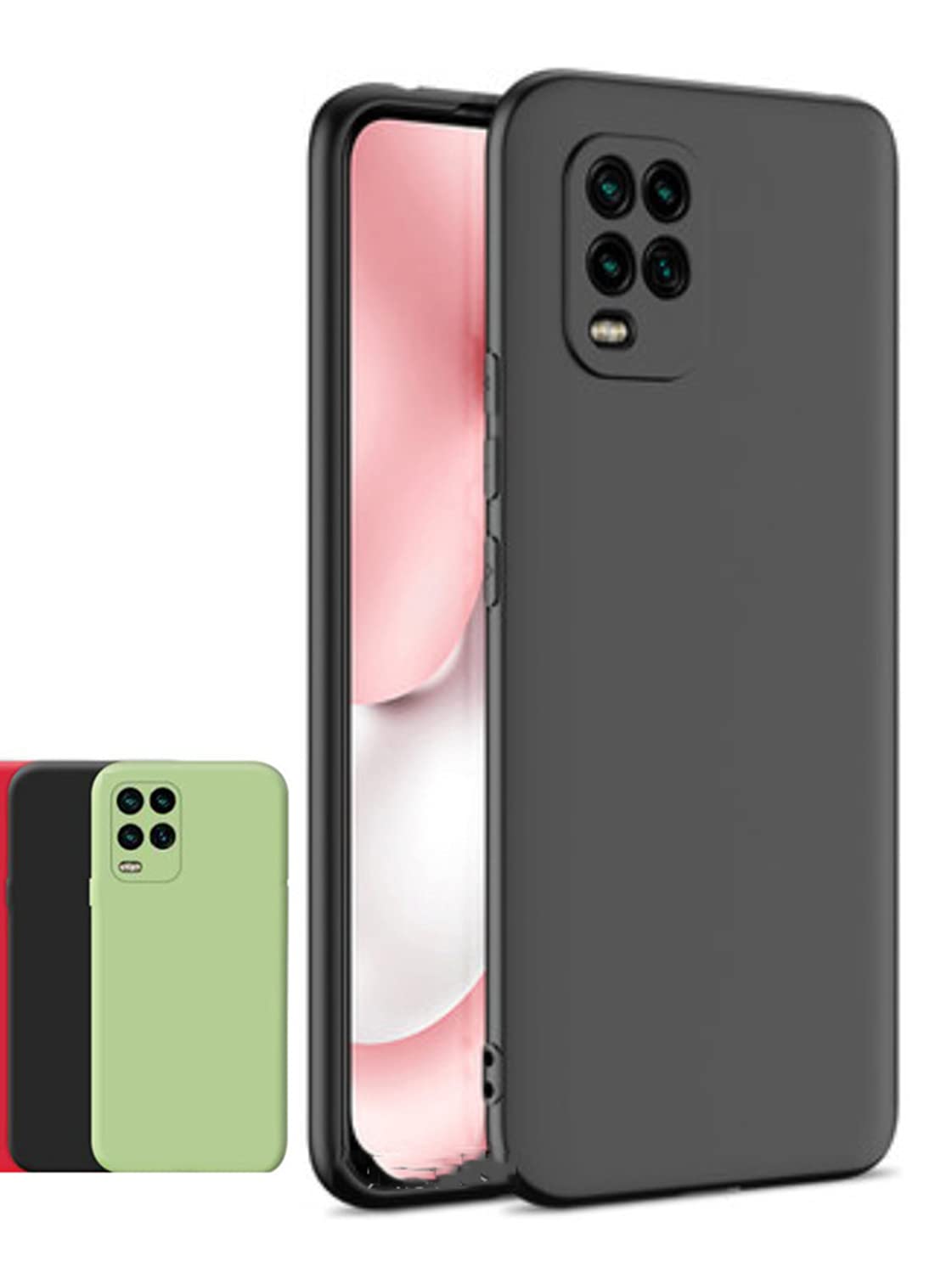 Cover per Realme 8 5G/Realme Narzo 30 5G, [3 Pack] Silicone TPU Morbido