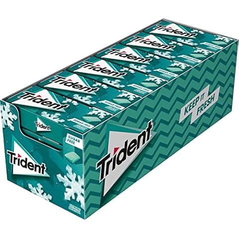 Trident Extreme Menthol - Chicles sin Azúcar con Sabor a Menta Cover