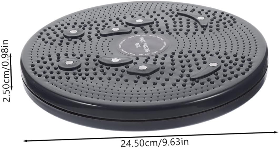 2pcs Compact Waist Twisting Disc Exercise Board for Home Fitness Portable Rotating Twist Machine for Slimming and Toning Waistline with Simple Rotation Design