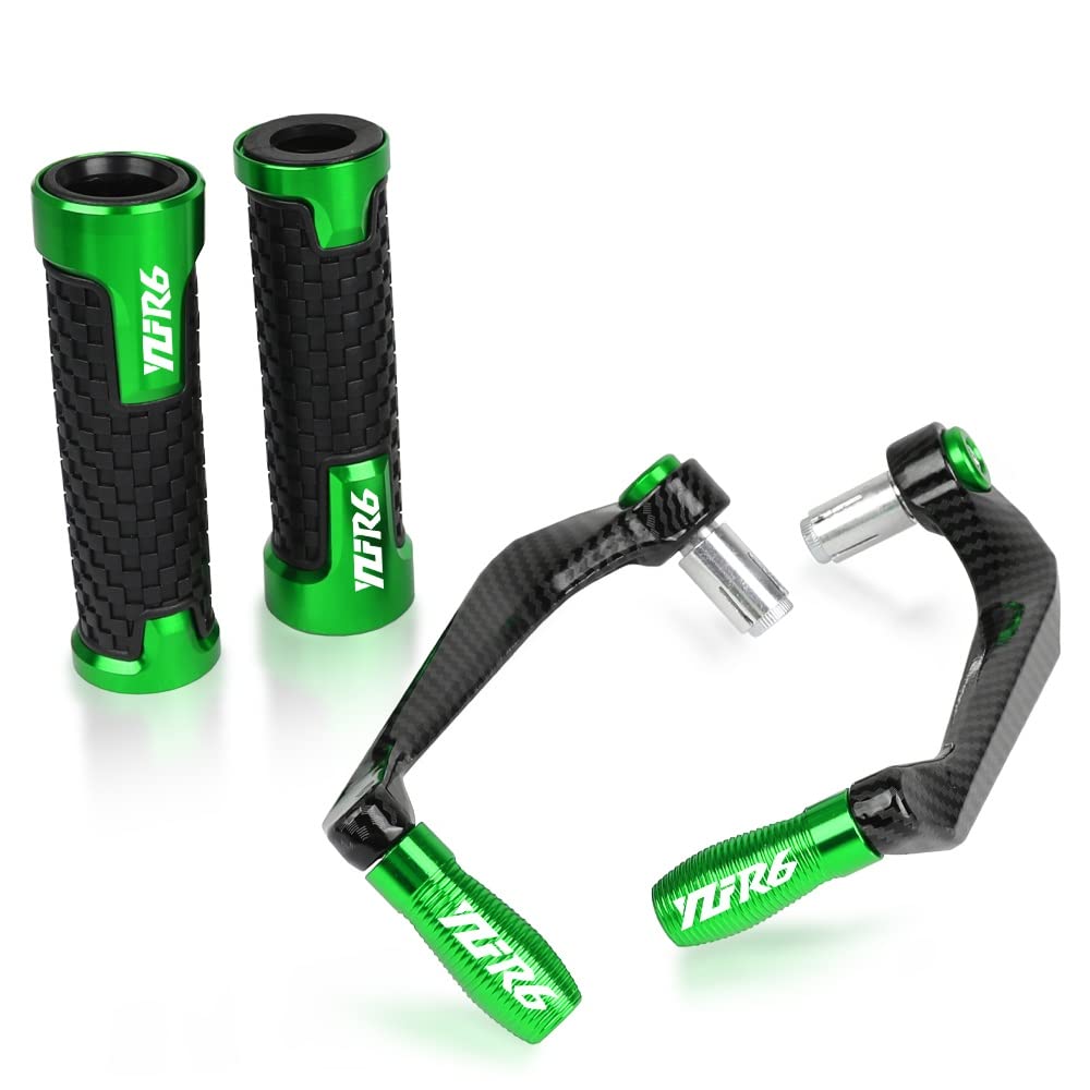 Protège-Mains Leviers Frein Embrayage Carbone Aluminium - Compatible Yamaha YZF R6 2017-2022