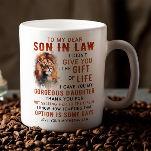 Taza de café para yerno Fatbaby 11 oz miniatura 6