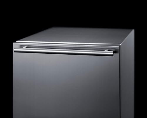Miniatura 7 de Summit Appliance ADRD18OS - Refrigerador de 18 pulgadas de ancho con 2 cajones para exteriores, de acero inoxidable, con cajones frontales listos