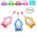 Baby Toothbrush, Toothbrush Set for Infant,Toddlers and Kids, Soft Bristles Oral Care Kit ,BPA-Free Training Toothbrush (3 Pack)，Lideemo