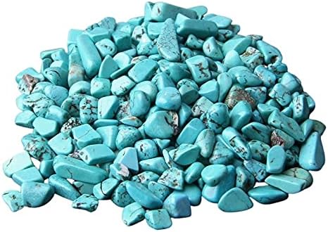 Miniatura 4 de 500 cuentas de piedras preciosas irregulares sin taladrar turquesa sin taladrar piedra de piedra de grava de cristal para caída de minerales grava