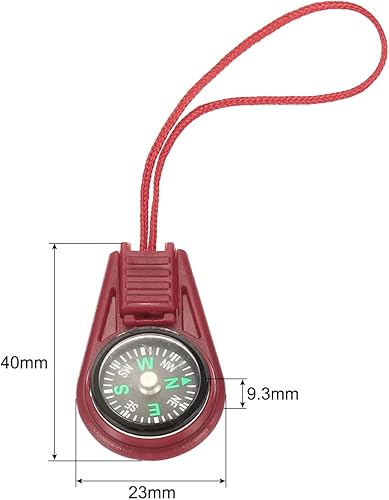 Miniatura 2 de PATIKIL Mini brújula de supervivencia, paquete de 50 brújulas de botón a granel para exteriores, senderismo, camping, viajes, fiesta