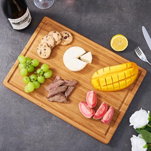 Conjunto personalizado de tabla de cortar con posavasos en bambú miniatura 5