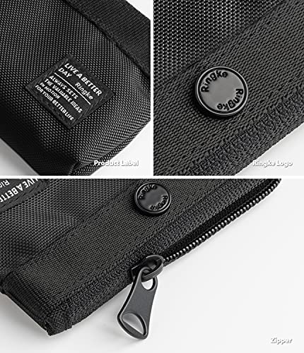 Image of Ringke Mini Pouch [2-Way Bag Miniature] Nylon Carrying Pouch Small Bag - Black