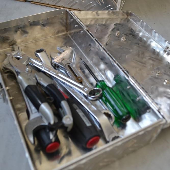 Amazon.co.jp: ＜日本製＞アルミ工具箱 ハンディタイプ 道具箱 幅310mm