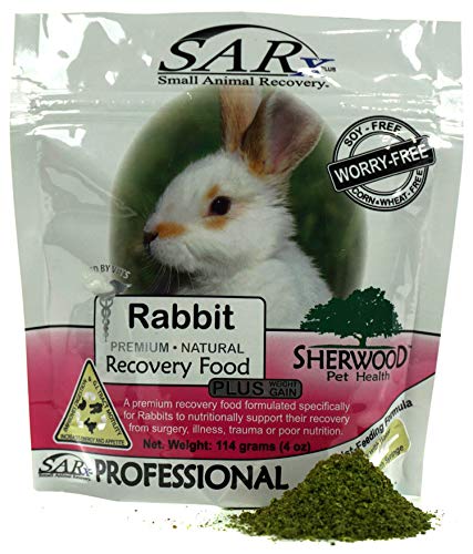 Recovery Food by Sherwood, SARx Plus for Rabbits - Soy-Free (Compare to 'Critical Care') (114 Grams)