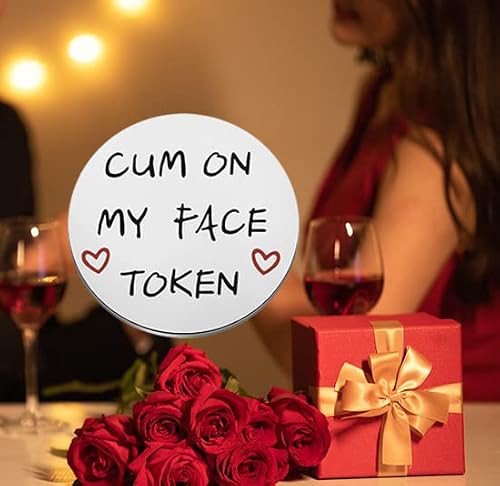 CHOORO Valentines Day Token Sex Game Gift Funny Mature Sex Token Gift for Husband Boyfriend (Cum on my K) - Thumbnail 6