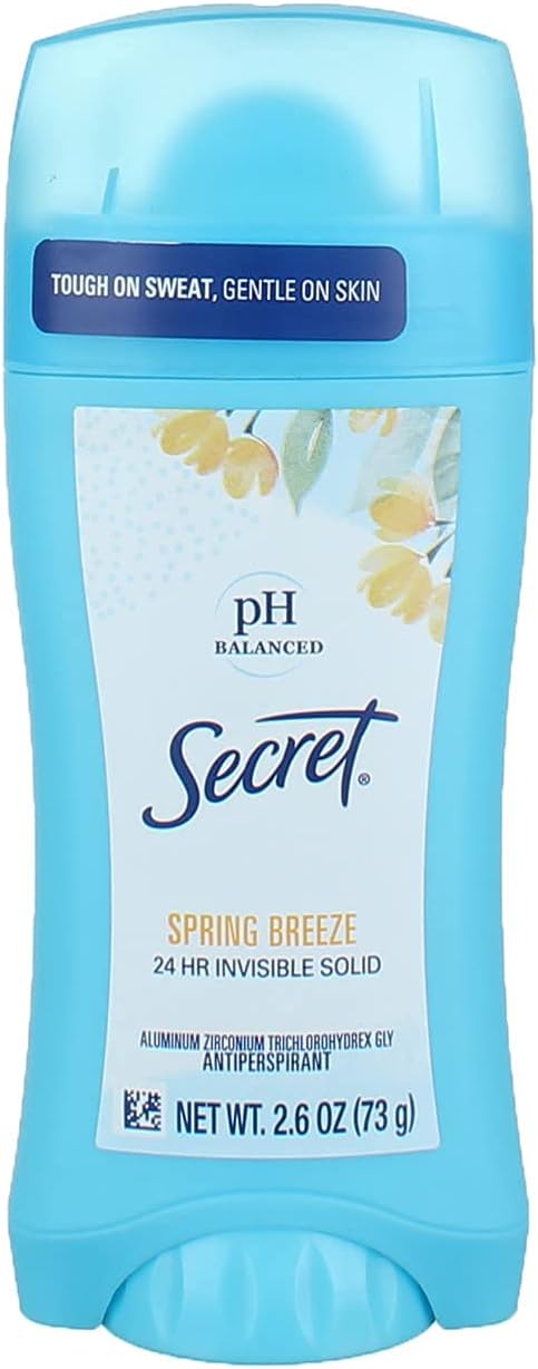 Secret Deodorant Spring Breeze Solid 2.6 Ounce (77ml)