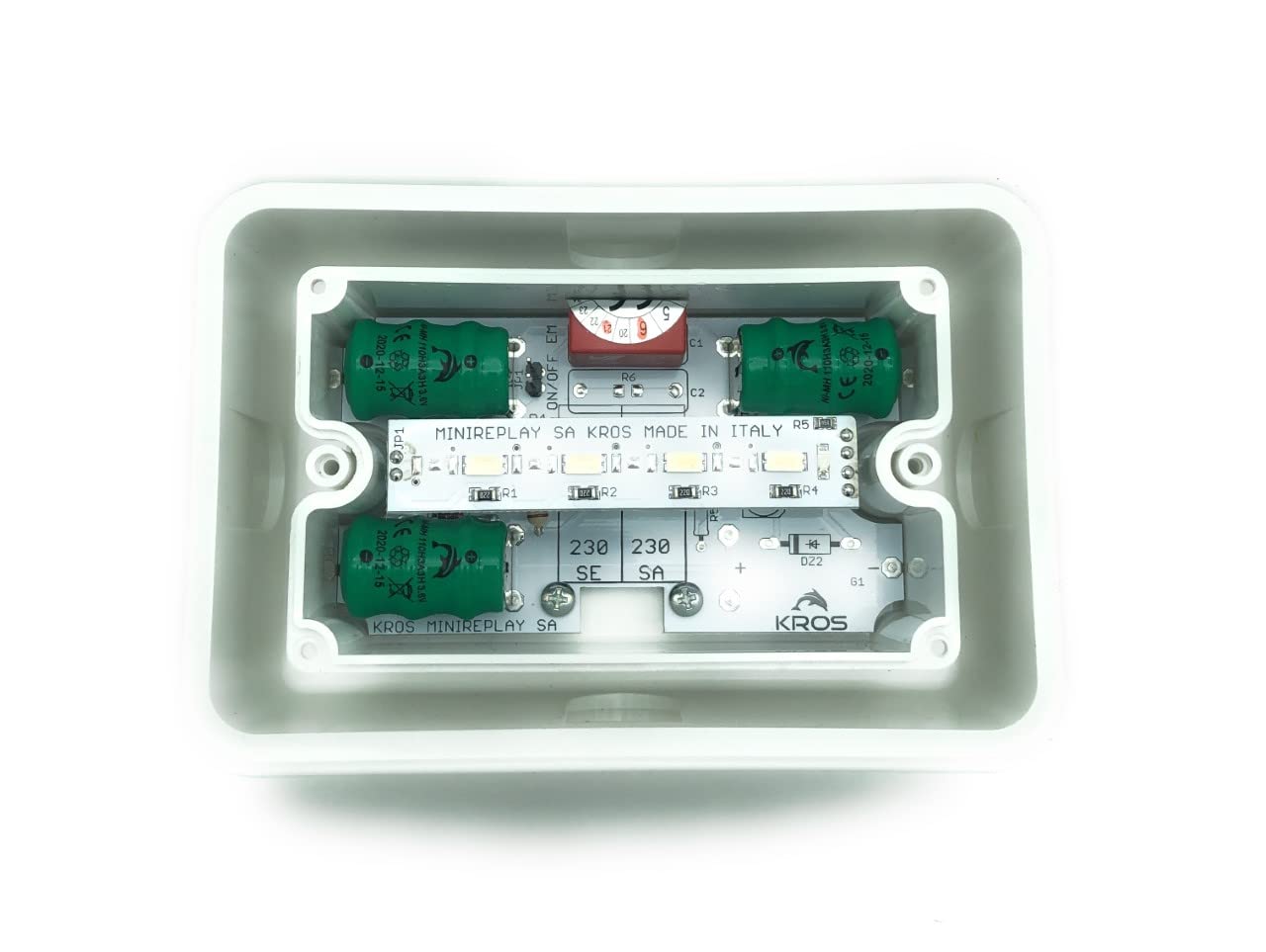 Lampada Emergenza Ad Incasso 12 LED - Per Cassetta 503, Bianco Freddo 6000K, Autonomia 3 Ore - Foto 8