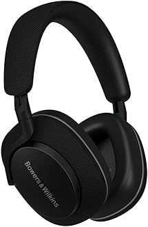 PX7 S2e Noise Cancelling Wireless Over Ear Headphones with Qualcomm aptX™ Adaptive & Quick Charge, 30 Hours of Playback and Six Built-In Microphone - Anthracite Black