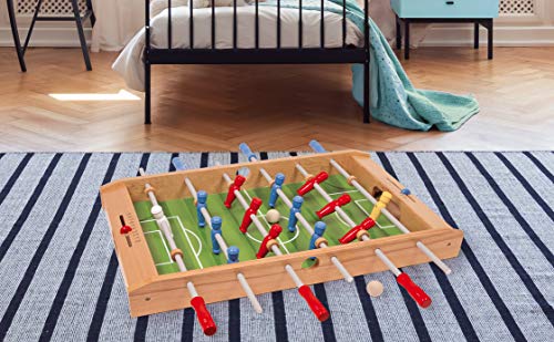 small foot 2019745 1537 Tischkicker aus Holz, kann auf jedem Tisch platziert werden, schult das Reaktionsvermögen, ab 5… – Bild 5