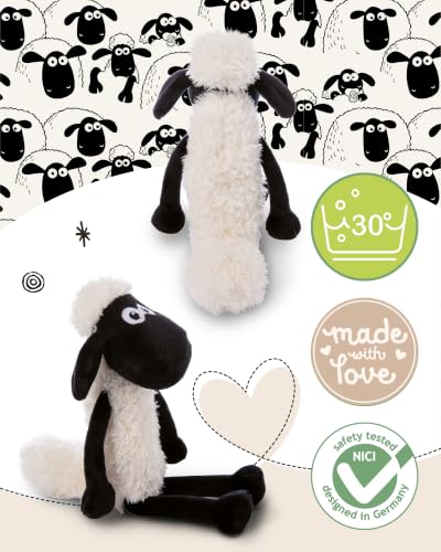 NICI Kuscheltier Shaun das Schaf 35cm weiß - Stofftier aus weichem Plüsch, niedliches Plüschtier zum Kuscheln und Spielen… – Ansicht 3