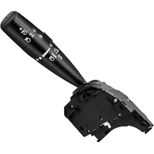 Multifunction Turn Signal Switch Fits 2007-2017 Jeep Wrangler JK Patriot Compass, 2008-2010 Jeep Liberty Commander Grand Cherokee, Dodge Nitro and others, Fog Light Control Headlight Dimmer, CBS-1703