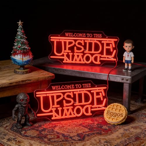 Image of Welcome To The Upside Down Neon Sign LED Sign
