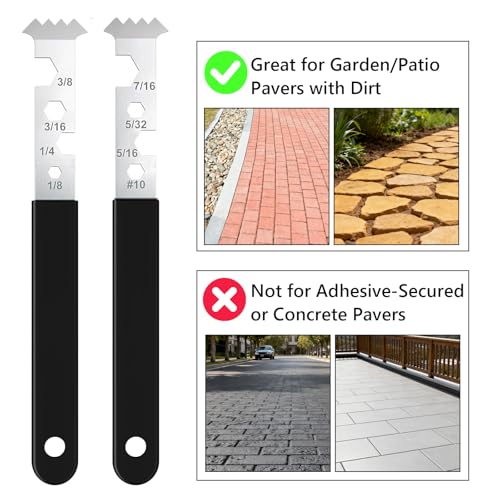2PCS Herramienta para Retirar Adoquines de Acero Galvanizado miniatura 3