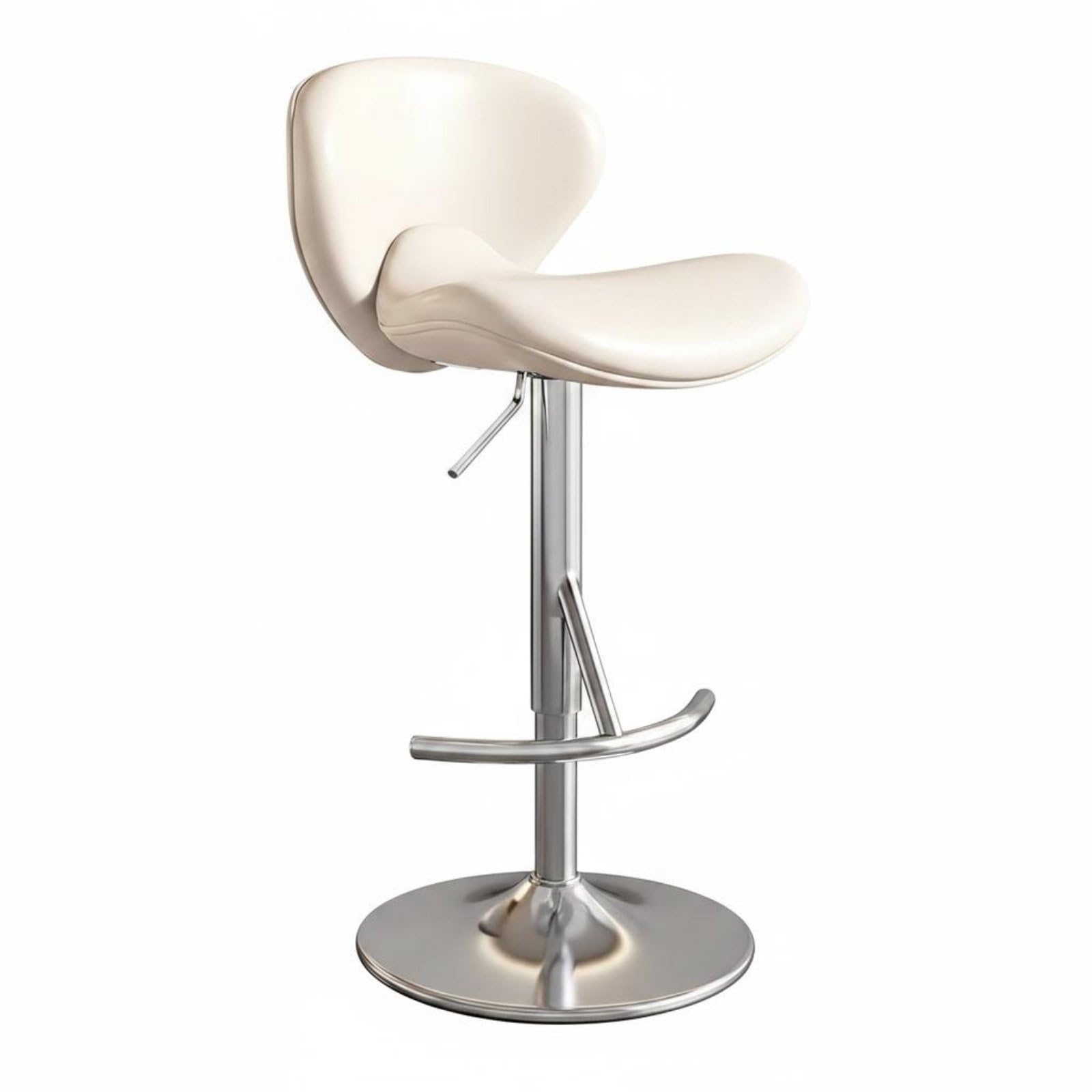 predolo Taburete Mostrador con Respaldo, Color to 10, Base Grande De 41.5CM con Patas Galvanizadas
