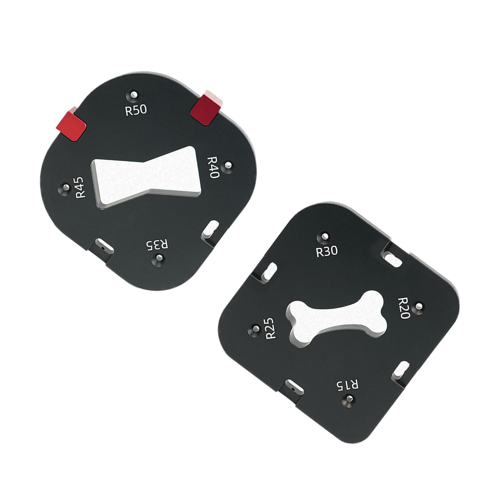 Tsophreniq Aluminum Round Corner Jigs Templates Jigs Routers Templates For Woodworking Arcs Cutting Tool R20 To 50 Aluminum Tool