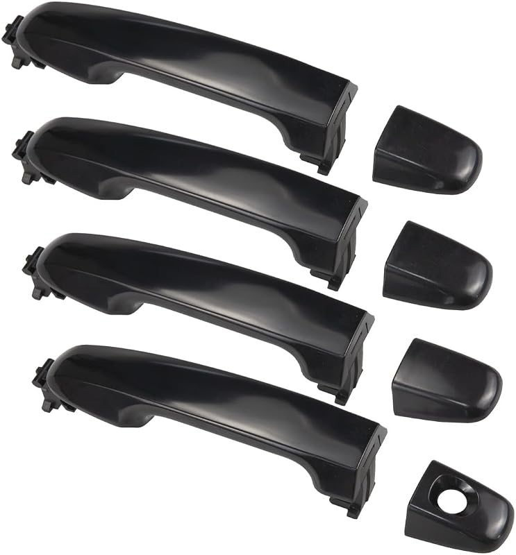 Maçanetas externas das portas RLB-HILON em ABS para Toyota Camry 2012 a 2017 – Kit para 4 portas