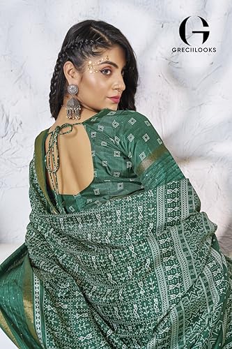 Image of GRECIILOOKS Saree | Women Saree | Saree for women latest design | Saree | Saree for Women | Silk Saree | Banarasi Saree