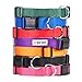 GoGo Pet Products Comfy Nylon 3/4-Inch Adjustable Pet Collar, Medium, Red