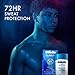 Gillette Clinical Antiperspirant and Deodorant for Men, 72hr Sweat & Odor Protection, Long Lasting Freshness, Anti-White Mark Technology, Clear Gel, Cool Wave Scent, 2.6 oz