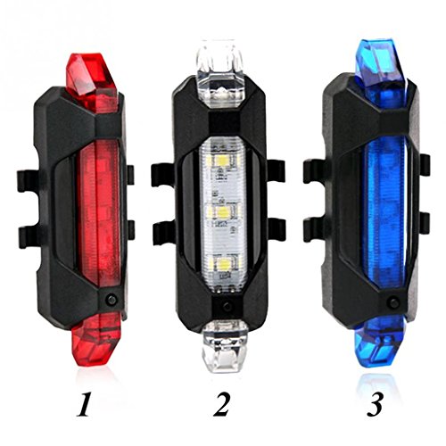 Generic 025 Led Bicycle Rear Tail Light (Blue) WorldTamilchristians