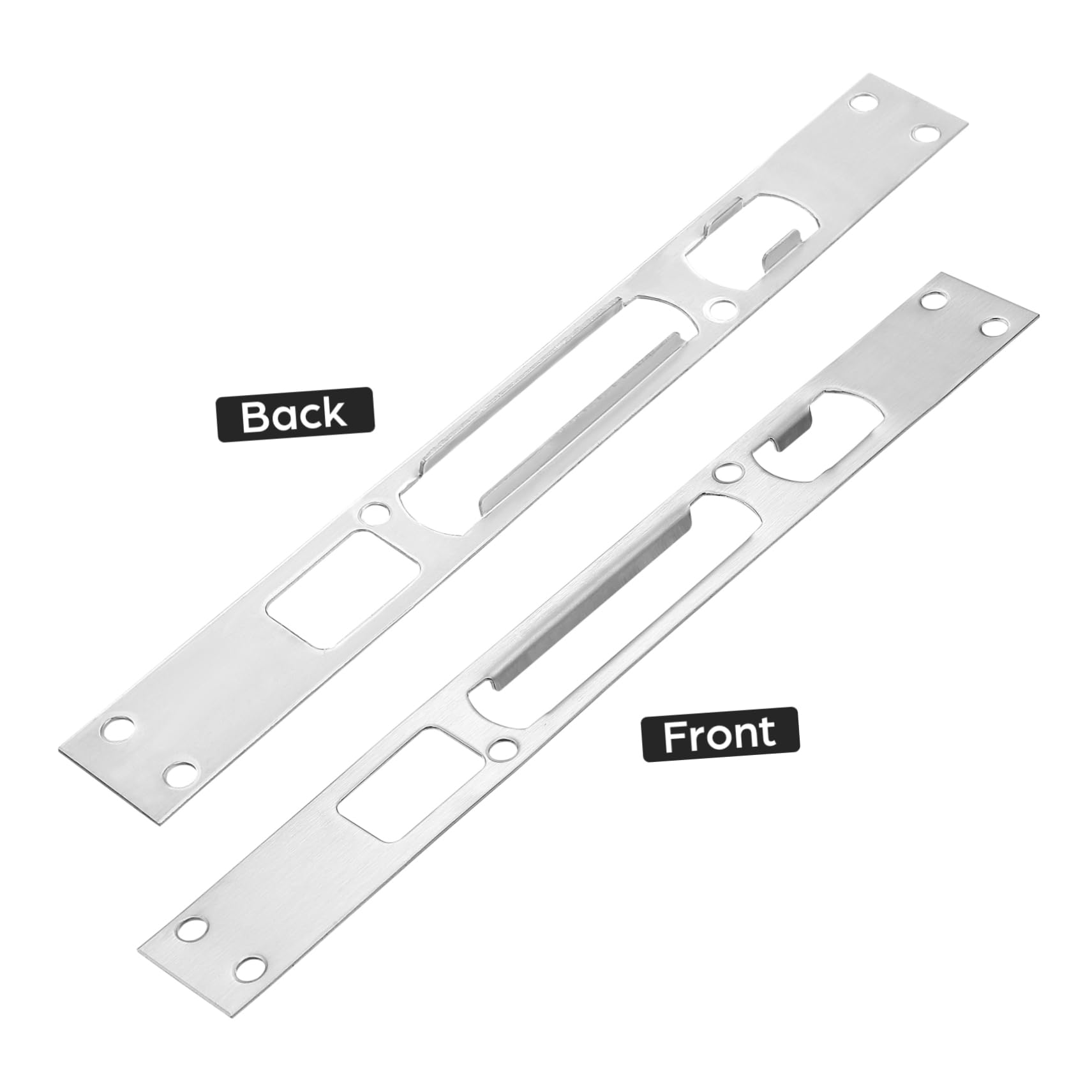ARTIBETTER Kit De Réparation En Acier Inoxydable 9 Ensembles Kit De Renfort De Porte Gâche De Porte Renfort De Porte Dentrée 2 Pièces X 9
