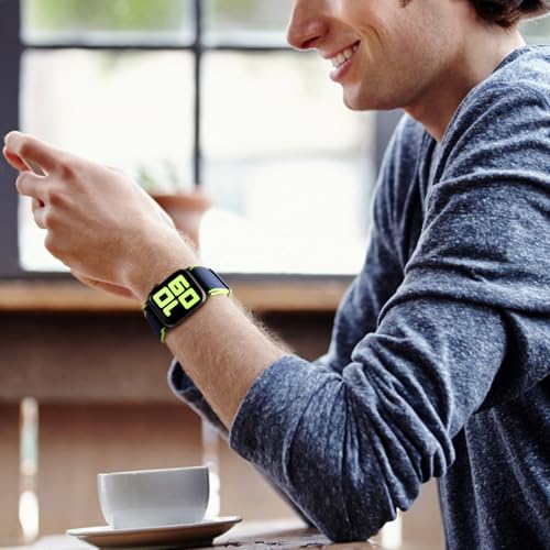 Image of 4 Pack Stretchy Solo Loop Compatible with Apple Watch Bands 38mm 40mm 41mm 42mm 44mm 45mm 46mm 49mm Women Men, Sport Nylon Elastic Straps Wristbands for iWatch Series 11 10 9 8 7 6 5 4 11 Ultra /SE 3 2