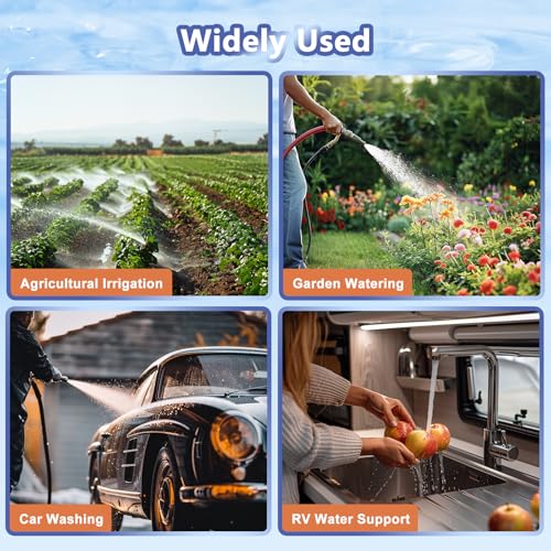Image of EF5500-BOX 12V Sprayer Pump, Soft Wash Pump, 5.5GPM 60 PSI Diaphragm Pump, Pressure Switch and Self-Priming, Chemical and Corrosion Resistant for Agricultural Spraying, Soft Wash System, RV, Boats