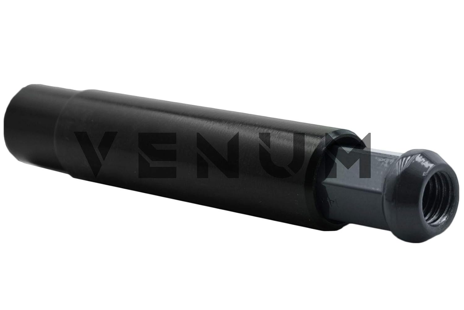 24 Pc Battle Ship Grey Spike Lug Nuts Powder Coated | Steel | 4.5" Tall | M14x1.5 Thread Pitch + 1 Key Compatible with F-150 2015-2019 6x135 mm Aftermarket Wheels