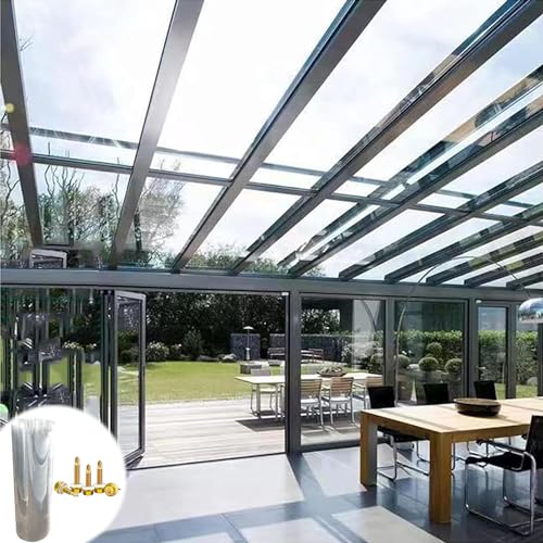 Feuille de Plastique Polycarbonate pour Verrière Extérieure et Support de Plantes