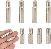 Vista 8 de Kit de extensión de vástago de válvula de 0.748 in, extensor de válvula de neumático de latón de alta calidad para facilitar el inflado