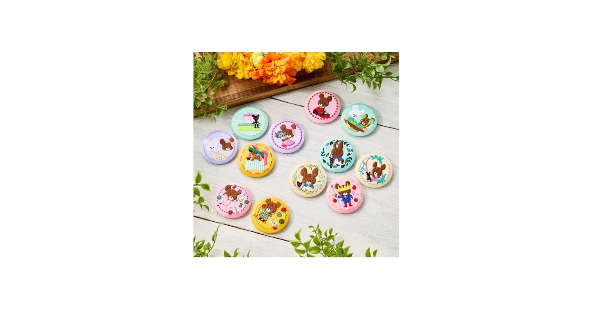 自分ツッコミくま　ポップ缶バッジ　7点セット 自分ツッコミくま ポップ缶バッジ 7点セット Amazon.co.jp