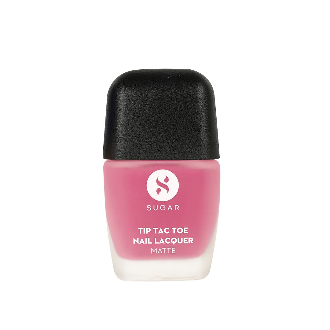 SUGAR Tip Tac Toe Nail Lacquer Matte 35- PINK PASSION 9ml(249)-image-32