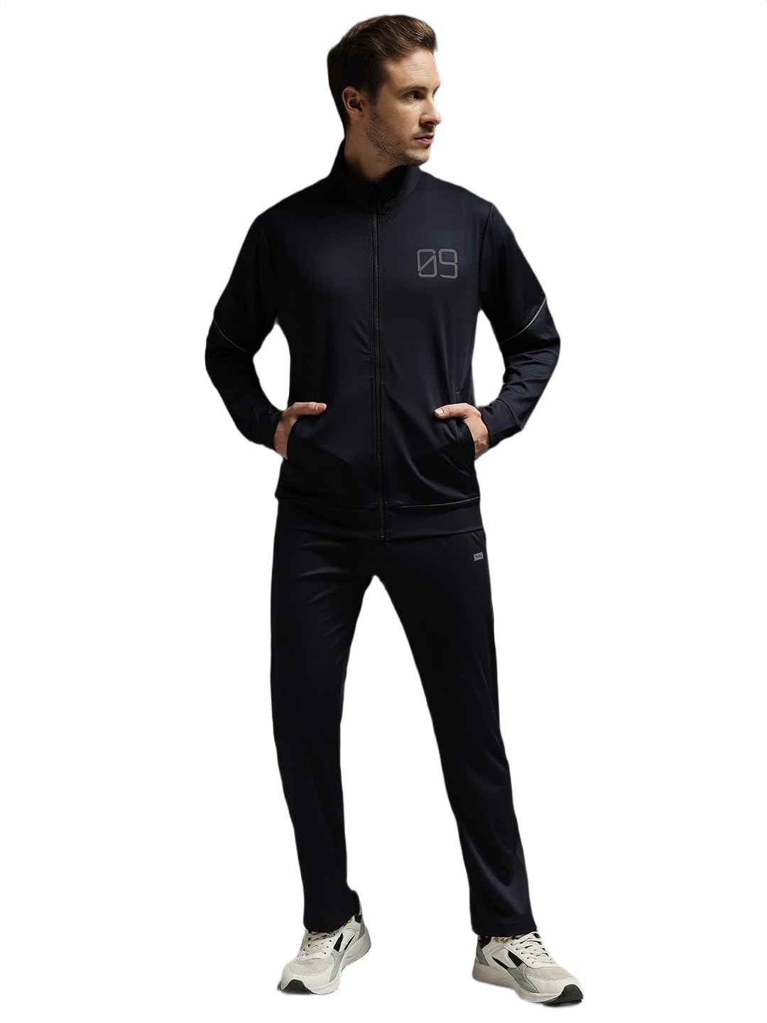 fck gold Men’s Winter Fleece Tracksuit | Soft Polyester Warm 2-Piece Set with Zip-Up Sweatshirt & Track Pants | Comfortable Sportswear for Gym, Running & Casual Wear/DFTS-17-picture-30