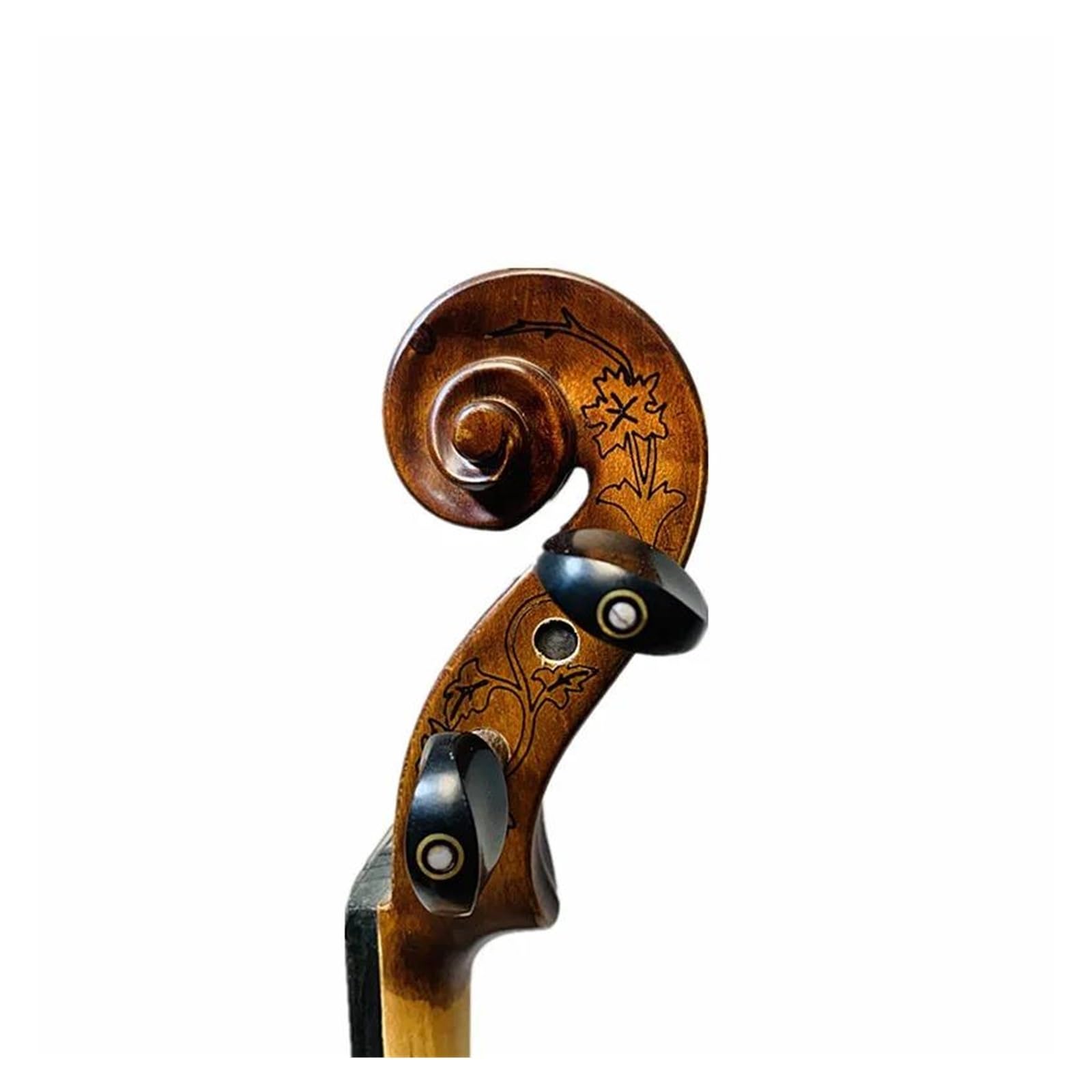 Violino 4/4 Fatto A Mano Con Fasce E Manico Spazzolati Suono Forte Strumento A Corda Violino