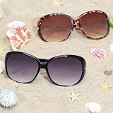 JM Klasyczne dwuogniskowe okulary przeciwsłoneczne dla kobiet, styl vintage, okulary do czytania na zewnątrz, czarny (schwarz-1)