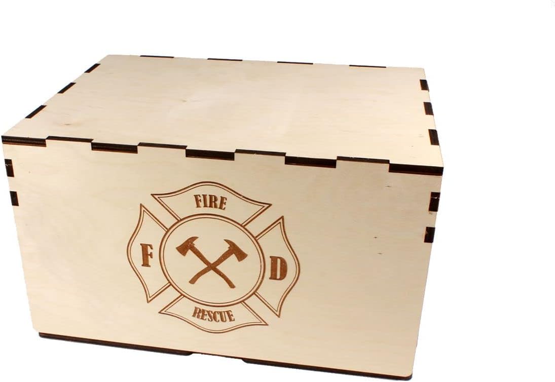 The Broken Token Flash Point: Fire Rescue Compatible Game Crate - Wooden Storage Box with Multiple Trays