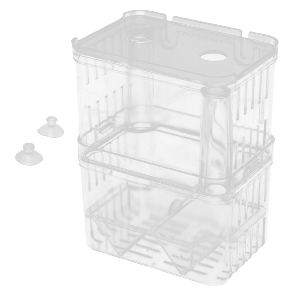 LOVIVERAquarium Clear Fish Tank Hatchery Isolation Box Fish Breeder Incubator