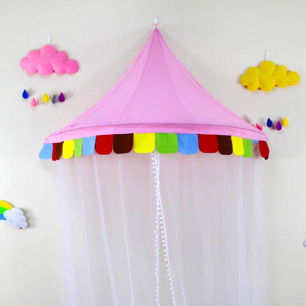 Fairy Princess Bed Canopy with Gauze Curtain Play Tent Bedroom Decor M Pink| Tents, Tunnels & Playhuts |Toys & Hobbies | Tents, Tunnels & Playhuts |Toys & Hobbies-image-27